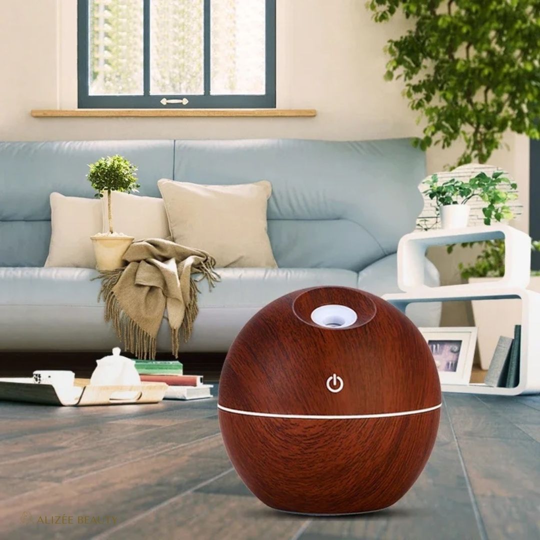 Diffuseur d Huiles Essentielles Zen Relax Diffuseur marron fonce