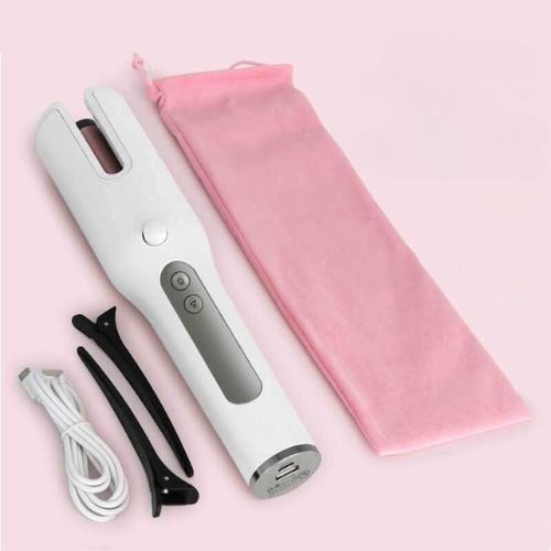 Fer à Boucler Automatique Sans Fil - Boucleur Liberté™ - ALIZÉE BEAUTY Blanc soins cheveux
