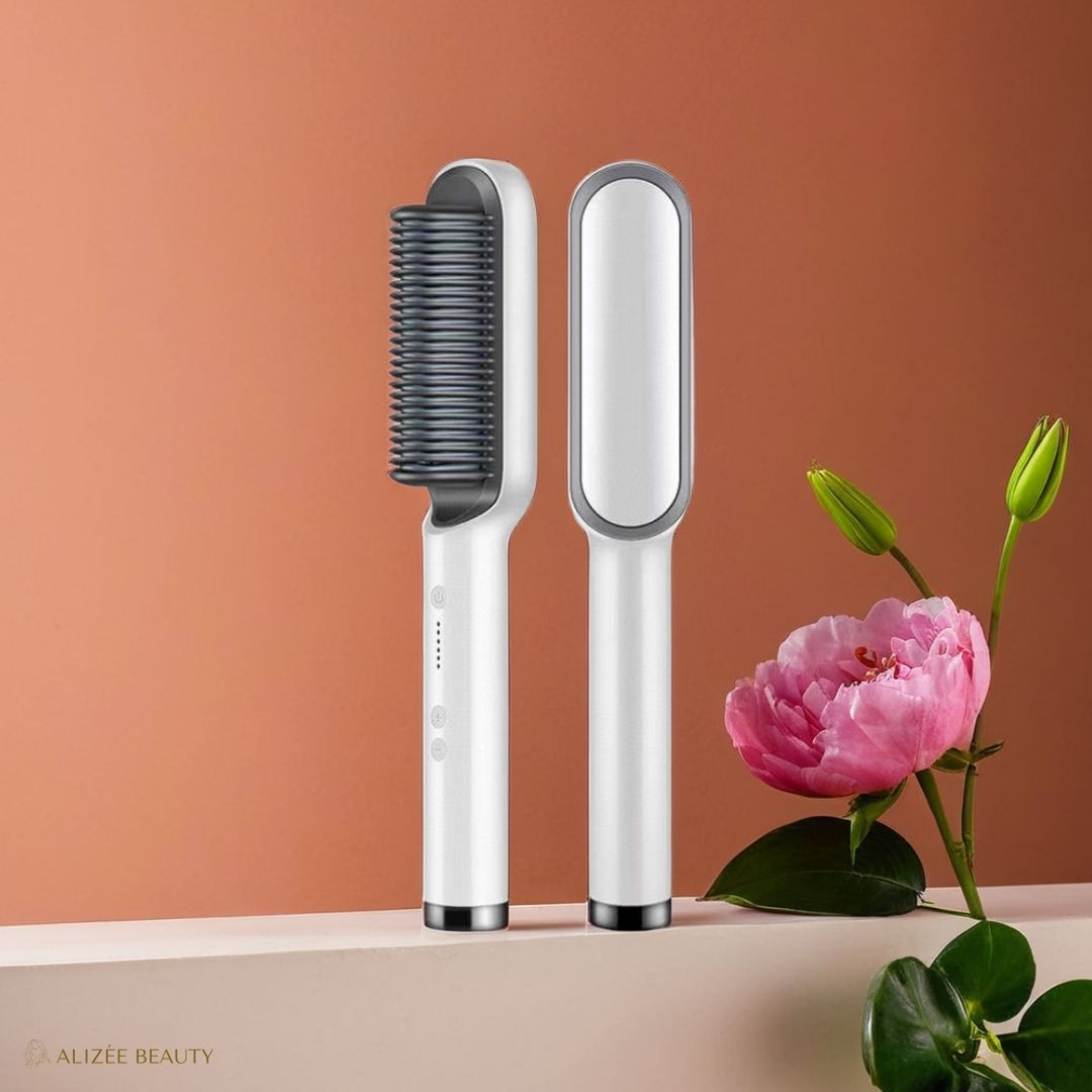 Peigne Lisseur 2 en 1 - Peigne Lisseur ™ blanc - Alizée Beauty