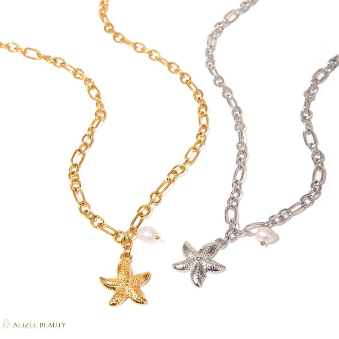 collier or et argent