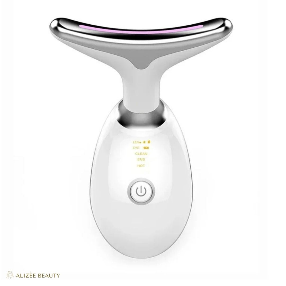 appareil de beauté pour soin du cou et Visage blanc - massage du cou et du visage