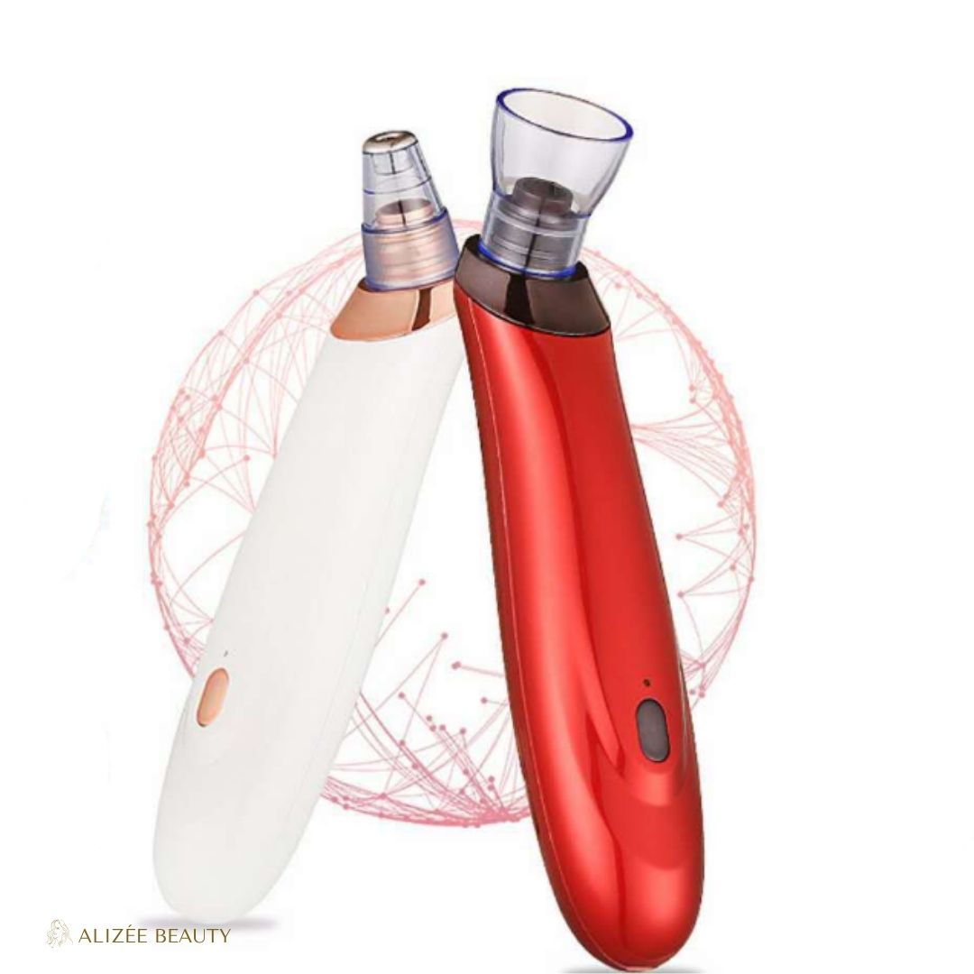 extracteur de points noir couleur blanc et rouge