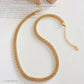 bijoux fantaisie Collier Géométrique en Acier Inoxydable 304 Plaqué Or 18K  - Alizée Beauty