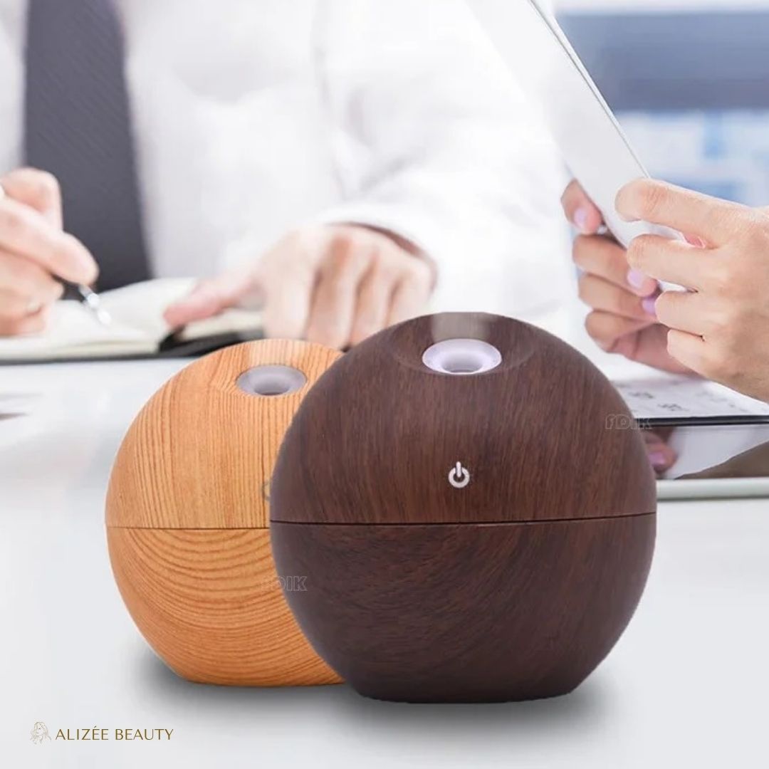 Diffuseur d Huiles Essentielles Zen Relax Diffuseur marron fonce