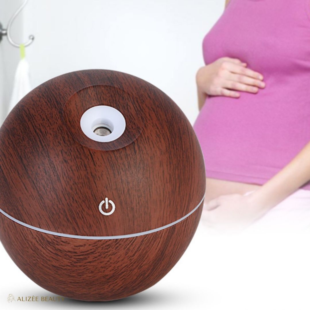 Diffuseur ultrasonique d Huiles Essentielles Zen Relax Diffuseur marron fonce