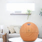 Diffuseur ultrasonique d Huiles Essentielles Zen Relax Diffuseur marron clair