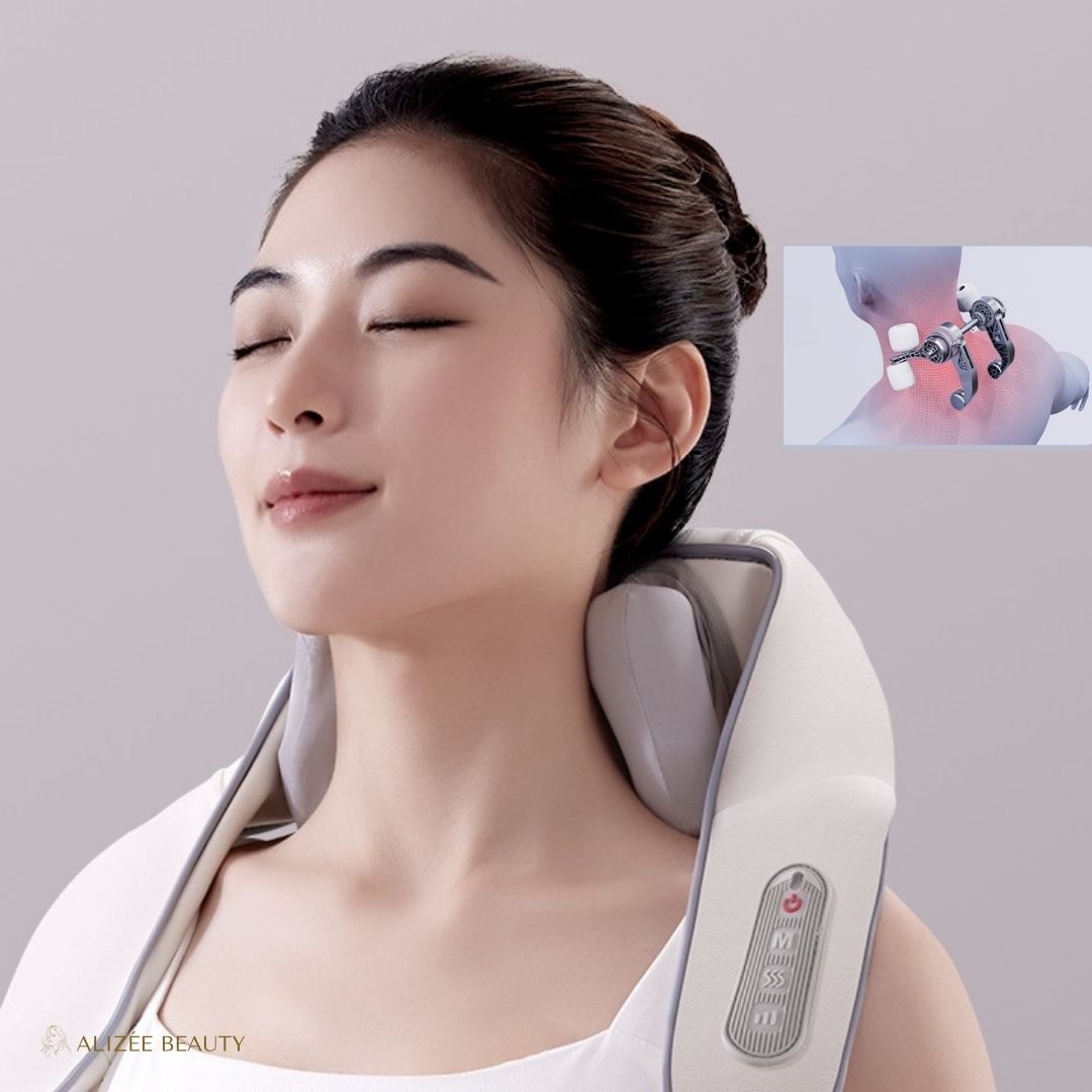 Masseur Électrique pour Épaules et Cou beige - Alizée Beauty