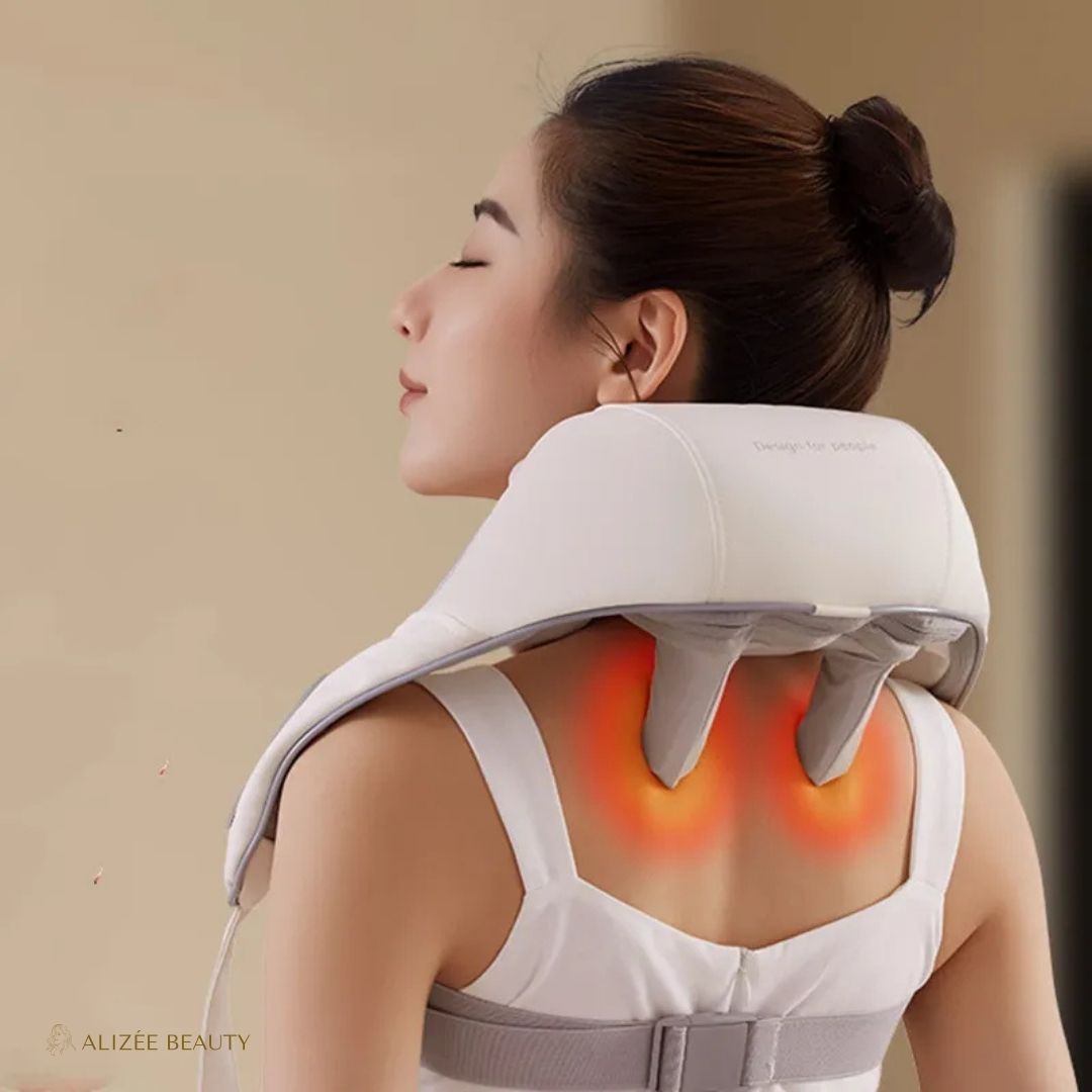 Masseur Électrique pour Épaules et Cou beige - Alizée Beauty - bien-êre