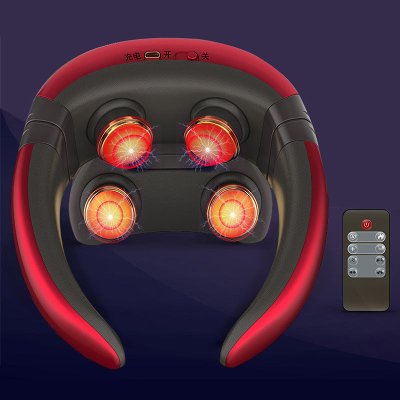 Masseur Électrique Intelligent pour le Dos et le Cou - Masseur Dos&Cou Futura™ - ALIZÉE BEAUTY Rouge  masseur électrique