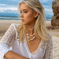Collier et Pendentif Marin Étoile de Mer Plaqué Or 18K
