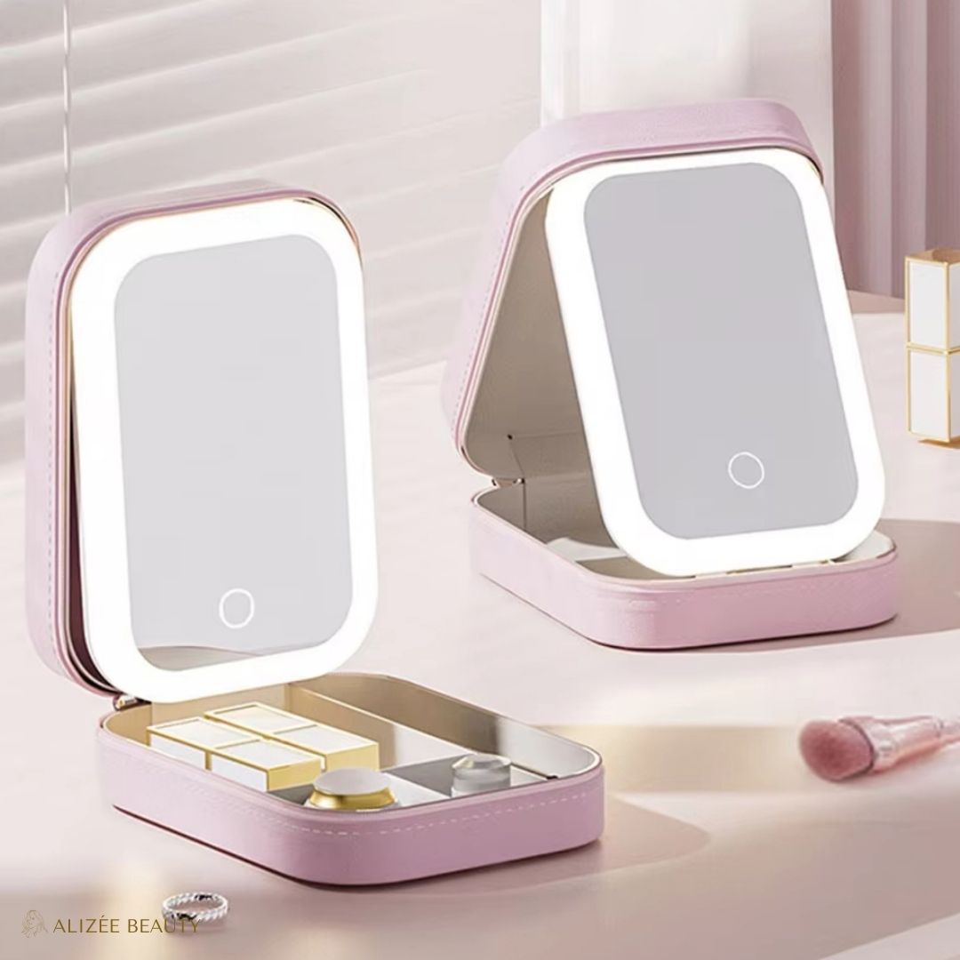 boite de maquillage - miroir de maquillage led