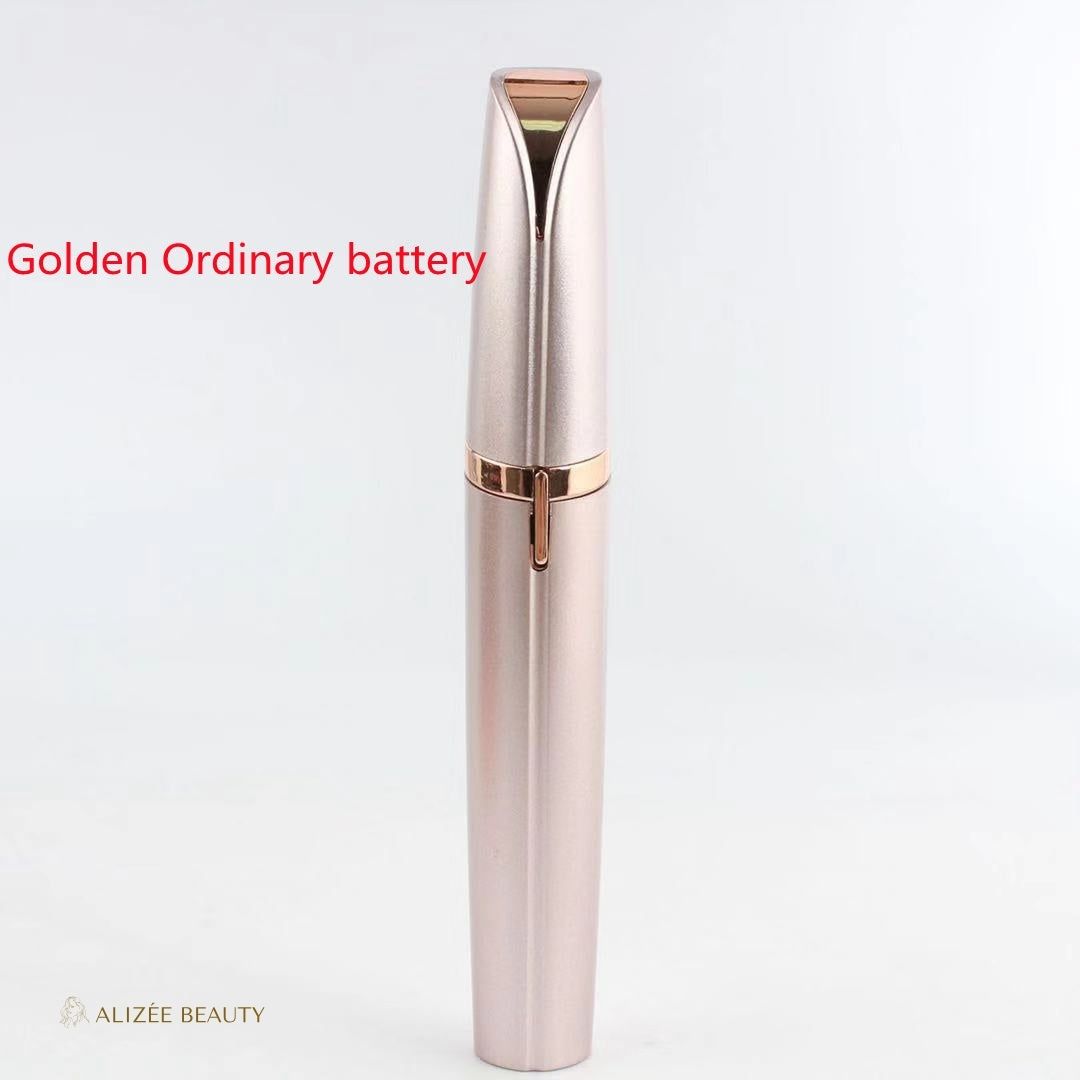 Epilateur à Sourcils USB - épilateur de sourcils - rasoir pour sourcils - Tondeuse pour sourcils couleur or
