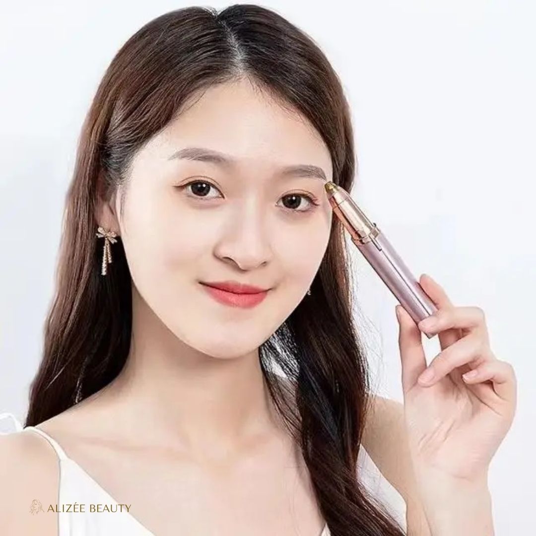Tondeuse pour sourcils or - Epilateur à Sourcils USB - épilateur de sourcils - rasoir pour sourcils