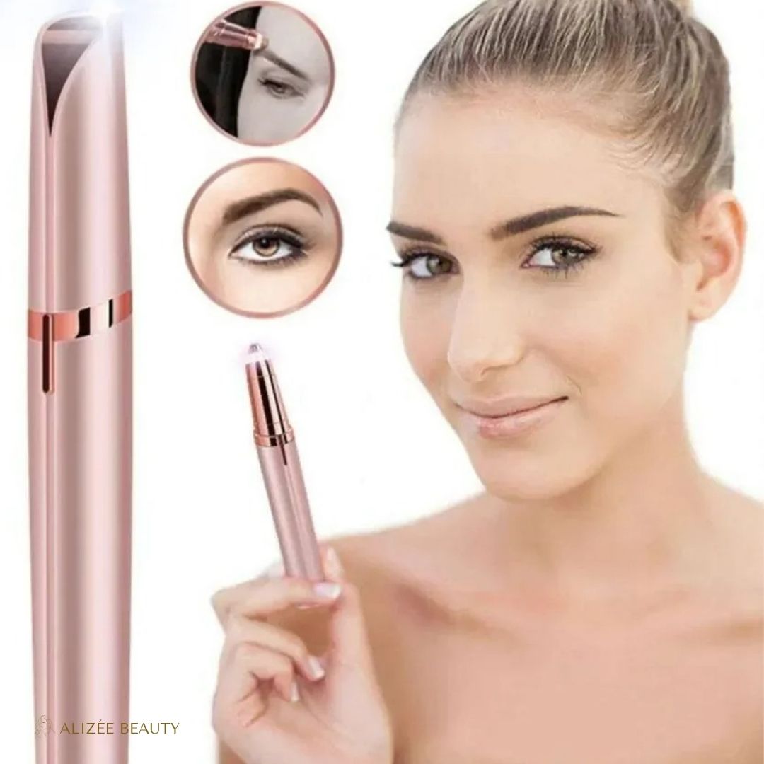 Tondeuse a sourcils batterie noir -rasoir pour sourcils tondeuse pour sourcils - epilateur de sourcils